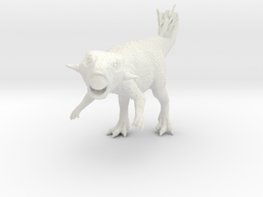 Psittacosaurus (1:20-1:35) in White Natural Versatile Plastic: 1:20