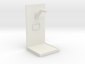 Future Shower Unit - 28mm to 32mm scale in White Natural Versatile Plastic