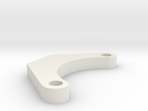 elbow_bearing_outside_motor_spacer in White Natural Versatile Plastic