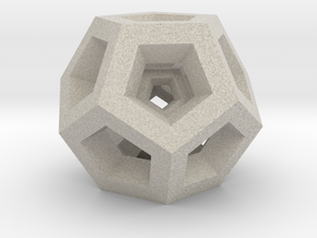 Dodecahedrons 01 in Natural Sandstone: Large