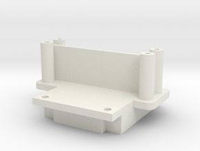 Stampede Chassis Extension in White Natural Versatile Plastic
