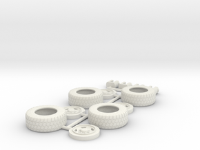 Tires for Siege Hound or Selects Hot Shot in White Natural Versatile Plastic