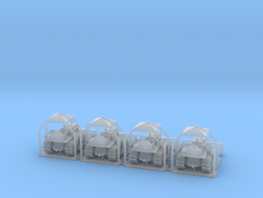 Ho Scale D47U Bulldozer   (Quad Pack) in Tan Fine Detail Plastic