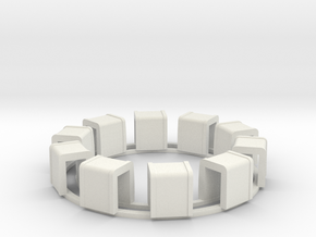 Ring Of Transformers in White Natural Versatile Plastic