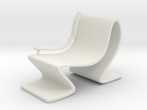 Fairy Chair No. 64 in White Natural Versatile Plastic