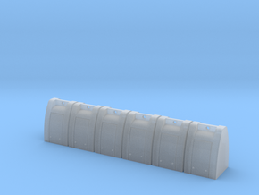 Ondergrondse Vuilniscontainer (1:87) in Tan Fine Detail Plastic