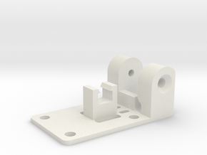 Compact Morse key - LEVER in White Natural Versatile Plastic
