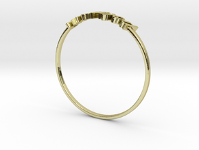 Astrology Ring Poissons US8/EU57 in 18K Yellow Gold