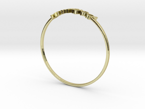 Astrology Ring Poissons US11/EU64 in 18K Yellow Gold