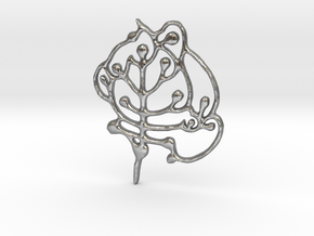 Neolithic 'Tree Of Life' Pendant in Natural Silver