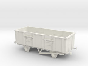 N Gauge 1:148 21t Mineral Wagon in White Natural Versatile Plastic