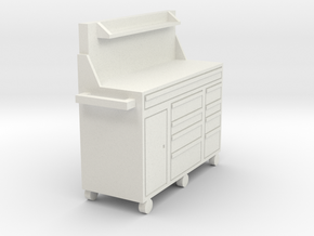 1/64 60 in tool box with shelf in White Natural Versatile Plastic