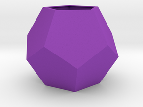 gmtrx 100 mm lawal basic dodecahedron shell  in Purple Processed Versatile Plastic