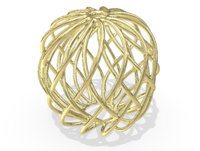 Christmas Ornament 2015 #005 in 18K Yellow Gold