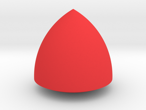 Jumbo Reuleaux Triangle in Red Processed Versatile Plastic