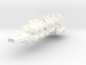 Klingon Military Freighter 1/1000 in White Processed Versatile Plastic