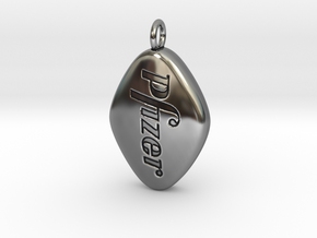 PFIZER VIAGRA PILL 100MG Pendant or Charm in Antique Silver