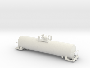 17360 Gallon Tank TT Scale Body in White Natural Versatile Plastic