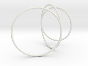 Hoola hoop bangle in White Natural Versatile Plastic