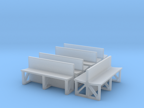 009 Talyllyn Seating for Carriages No 10 & 16 in Tan Fine Detail Plastic