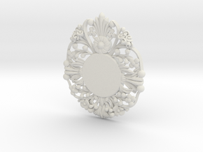 Christine Daaé Oval in White Natural Versatile Plastic