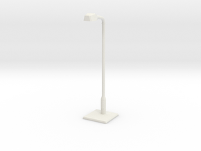 Modern urban lightpost in White Natural Versatile Plastic