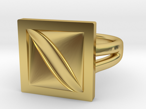 Ring of life in Polished Brass: 11 / 64
