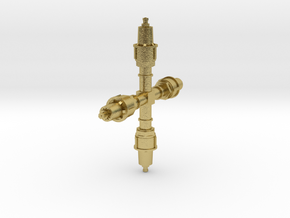 Consolidated 2 1/2" Safety Pop Valves (4) in Natural Brass: 1:20