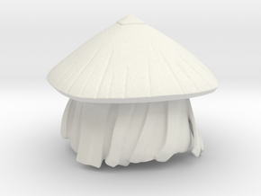 Akatsuki Hat in White Natural Versatile Plastic