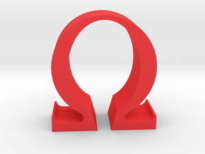 Omega in Red Processed Versatile Plastic: Large
