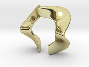 Minium Ear Cuff in 18k Gold Plated Brass