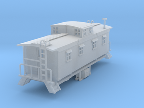 ACL M3 Caboose N 1/160 in Tan Fine Detail Plastic