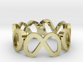 The Metaverse ring in 18k Gold Plated Brass: 11 / 64