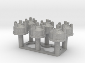 Scale Model Distributors - 4 Cylinder - 1/24 x 6 in Aluminum