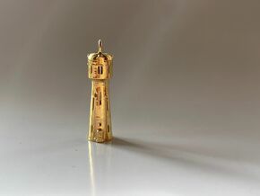 Watertoren Den Helder  in 18k Gold Plated Brass