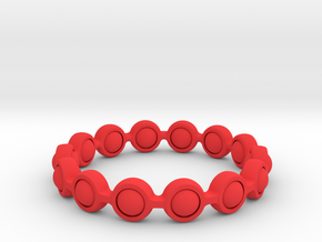 Mr massager Bracelet in Red Processed Versatile Plastic