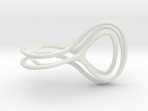 meta-mobius in White Natural Versatile Plastic