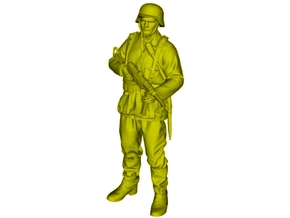 1/24 scale WWII Wehrmacht infantry soldier in Tan Fine Detail Plastic