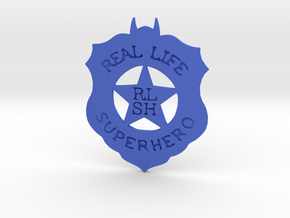RLSH_Sheriff_Badge in Blue Processed Versatile Plastic