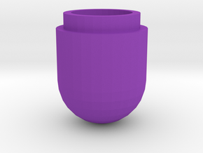 1VialHolderTop Fixed in Purple Processed Versatile Plastic: Medium