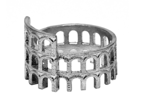 Verona Ring in Natural Silver: 7 / 54