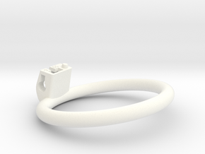 Cherry Keeper Ring G2 - 65mm Flat -9° in White Processed Versatile Plastic