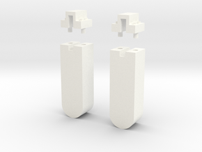 Blitzway Flag Holder-2 Pack in White Processed Versatile Plastic