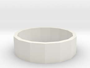 Ring inch in White Natural Versatile Plastic