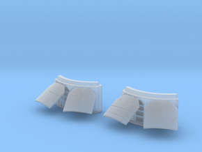 Engine Landing System for Revell Razor Crest Kit in Tan Fine Detail Plastic