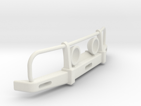 Bullbar &Lights for 4WD like Toyota Hilux 1:4 in White Natural Versatile Plastic