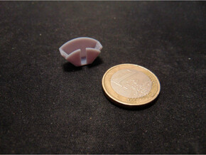 Wall coffee filter holder 1:12 dollhouse miniature in White Natural Versatile Plastic
