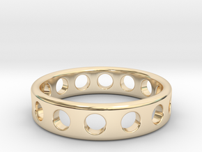 Hole-y Ring in 14K Yellow Gold: 8 / 56.75