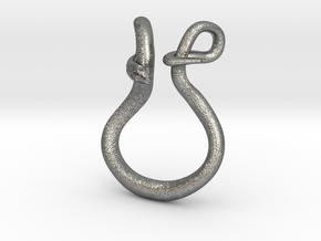 Snake Ring Holder in Polished Silver: Extra Small