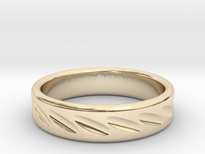 Chipped Ring in 14K Yellow Gold: 8 / 56.75